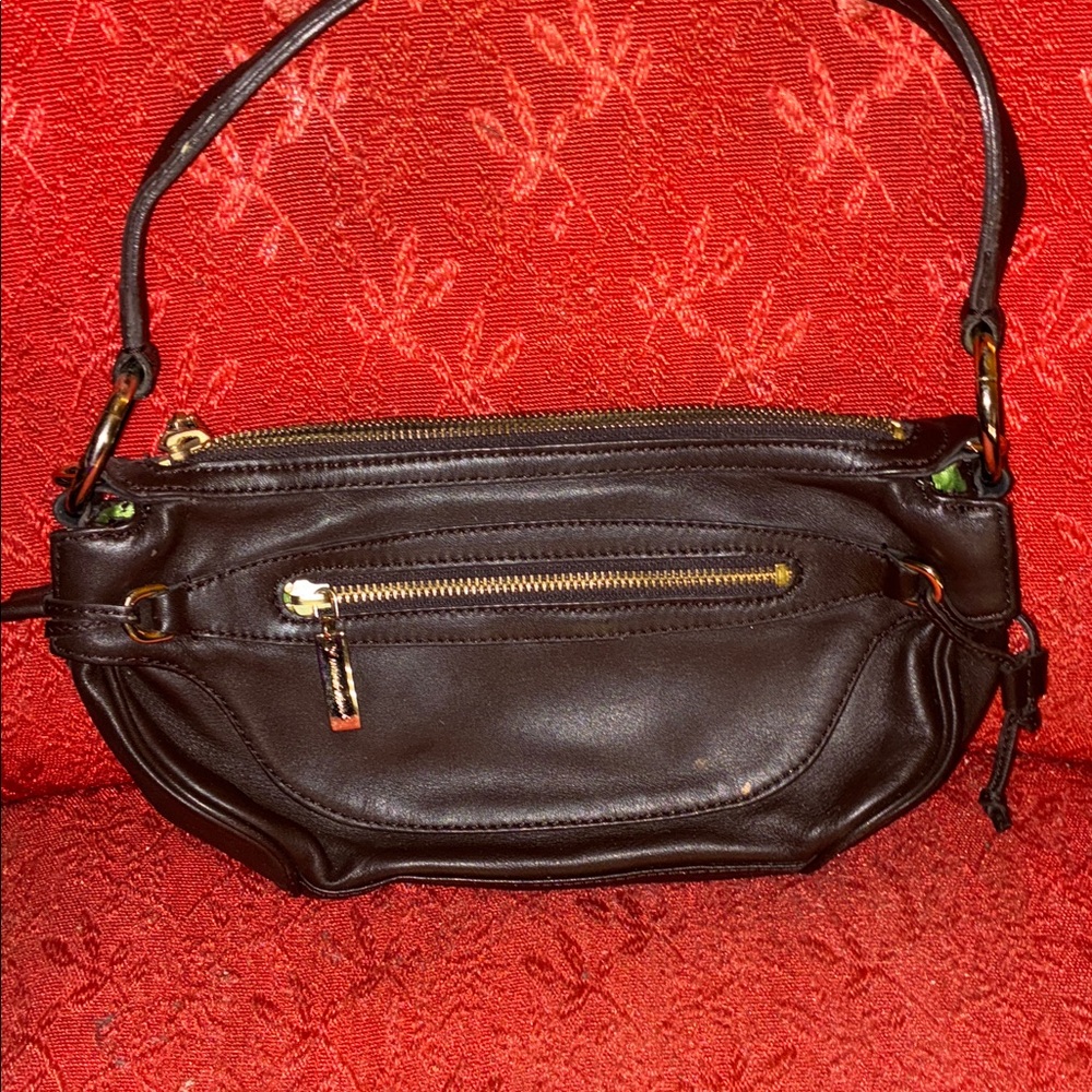 ANTONIO MELANI Dark Brown Shoulder Bag